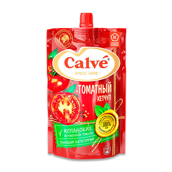 Кетчуп Calve томатный 350 г