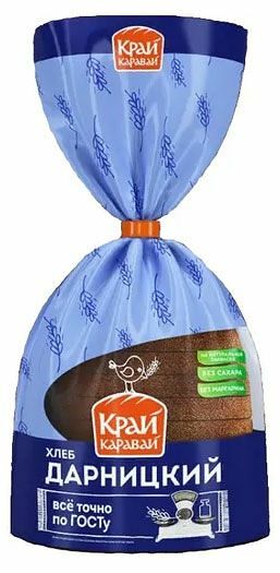 Хлеб Край Каравай Дарницкий, в нарезке 400 г
