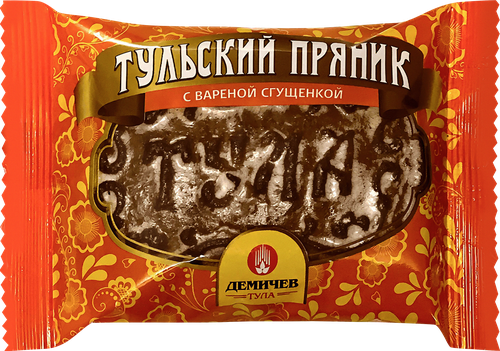 

Пряник Демичев Тула Тульский с начинкой вареная сгущенка 140 г