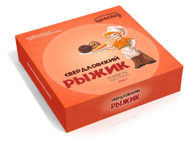 

Конфеты "Торговый Дом Шоколадные Мануфактуры Корнилова&Ко" Свердловский рыжик