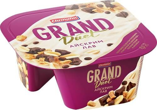 Десерт творожный Grand Duet Айскрим лав 9,1% 138 г