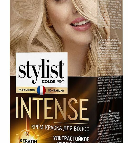 Крем-краска для волос Stylist Color Pro Intense тон 9.0 Натуральный блонд 118 мл