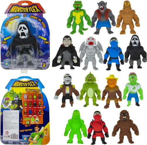 

Игрушка-тянучка 1Toy Алиса Monster Flex в ассортименте 1 шт.