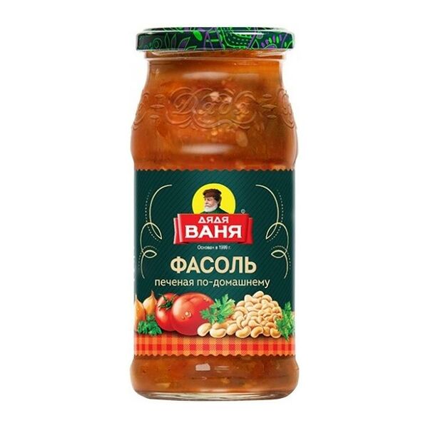 Фасоль дядя ваня 480 г печеная по-домашнему ст/б