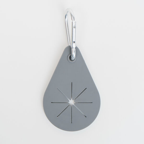 Держатель Rurri для пакетиков, 7,7 х 5,2 х 0,3 см, серый