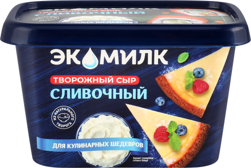 

Сыр Экомилк творожный 60% 350 г