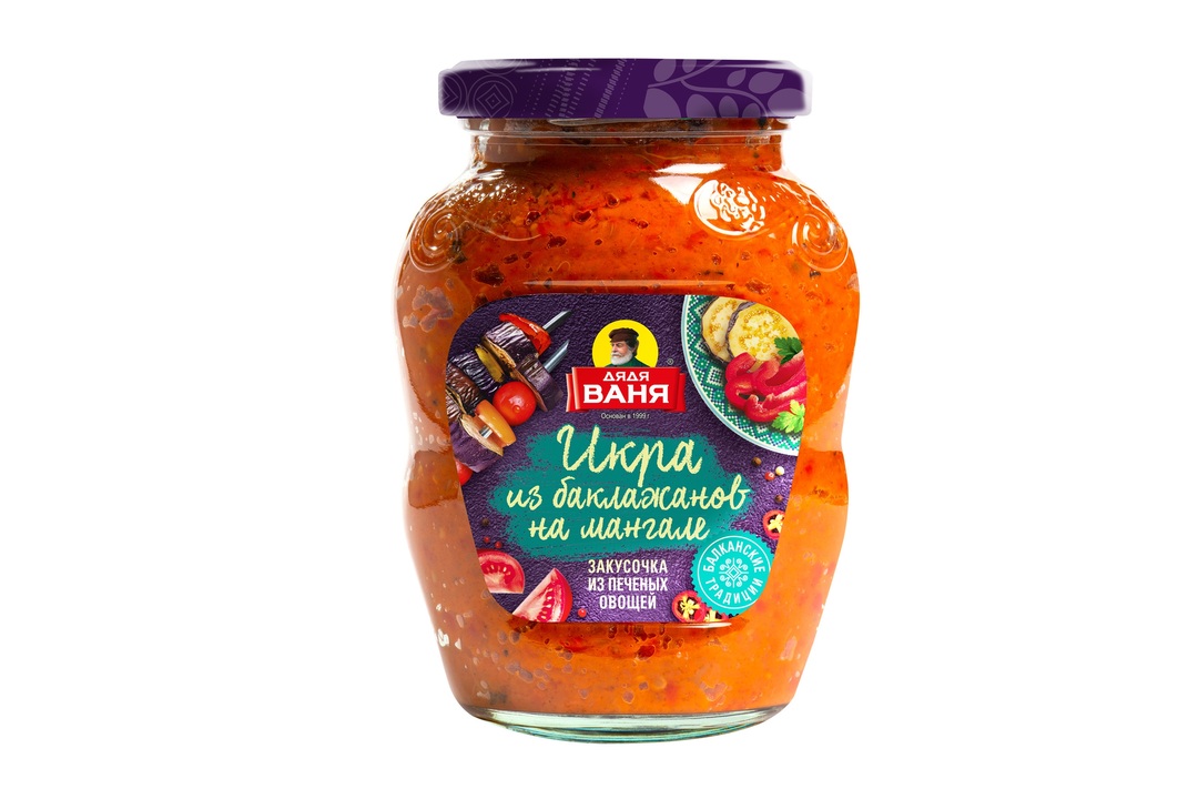 

Закусочка Дядя Ваня Икра из баклажанов на мангале 370 г