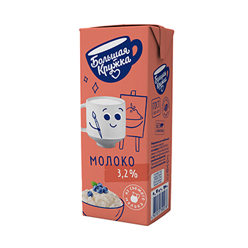 

Молоко Большая Кружка ультрапастеризованное, 3.2%
