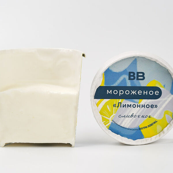 Мороженое сливочное Лимонное