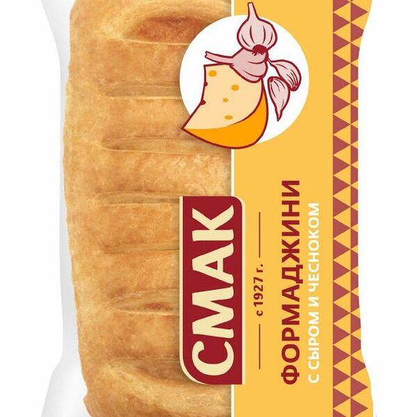 Слойка Смак Формаджини с сыром и чесноком 80 г