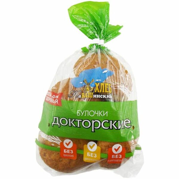 Булочки Навашинский хлеб докторские 4х50г