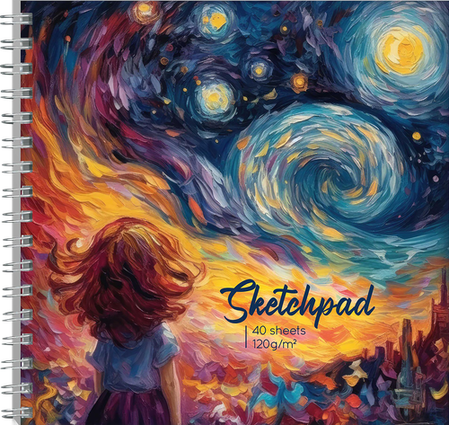 

Скетчпад для рисования Seventeen 40 листов 19,5х19,5 см софт-тач 1 шт в ассортименте