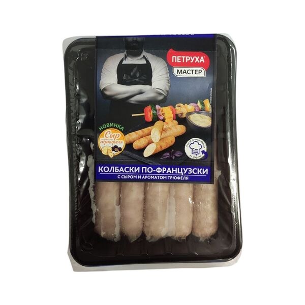 Колбаски По-Французски с сыром и ароматом трюфеля лот  600 гр охл.