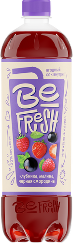 

Напиток негазированный Be Fresh клубника-малина-черная смородина 900 мл