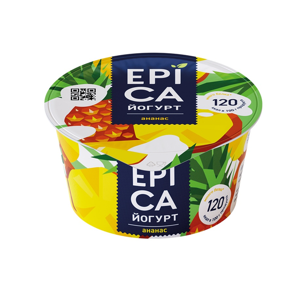 Йогурт Epica Ананас 4.8% 130 г