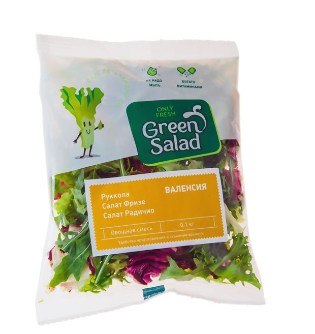 

Салатный микс Green Salad Валенсия 100 г