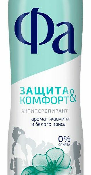 Антиперспирант Fa Защита и Комфорт свежий аромат жасмина спрей женский, 150мл