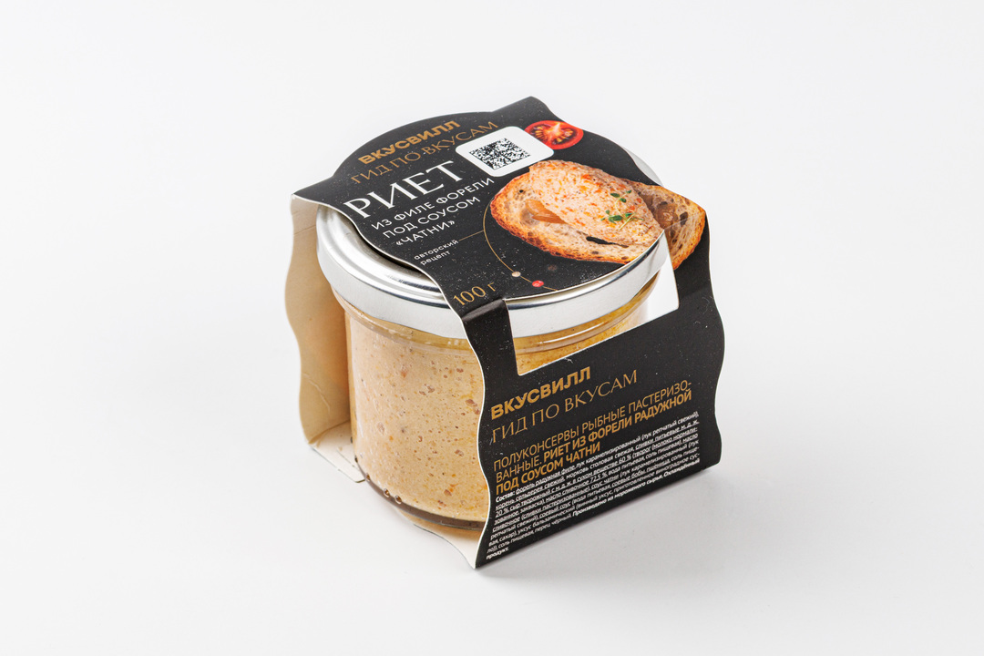 

Риет из филе форели под соусом Чатни ВкусВилл 100 г