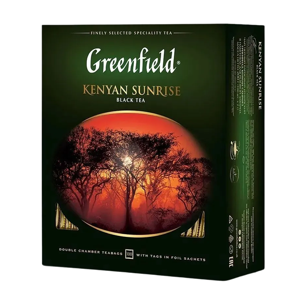 Чай Greenfield Kenyan Sunrise черный 100 пакетиков