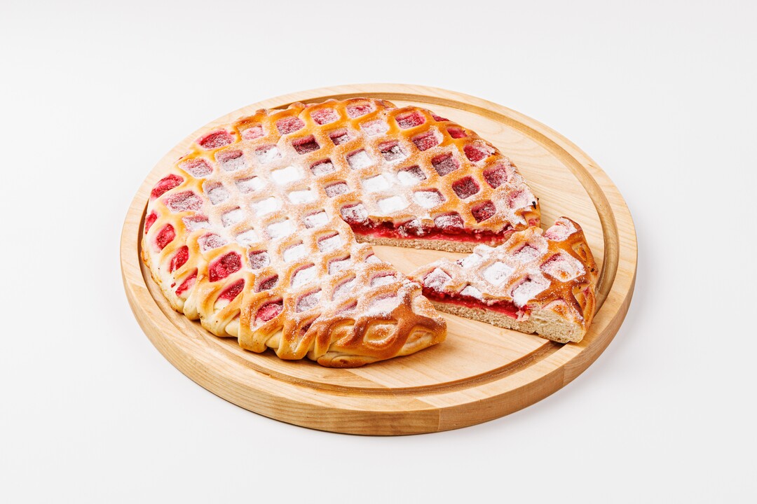 

Пирог сдобный ВкусВилл с малиной, замороженный 420 г