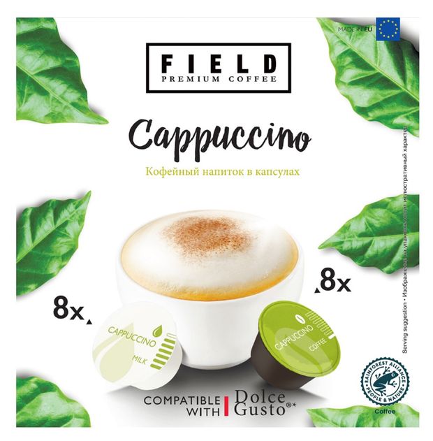 

Кофе в капсулах Field Cappuccino 16 шт, 200 г