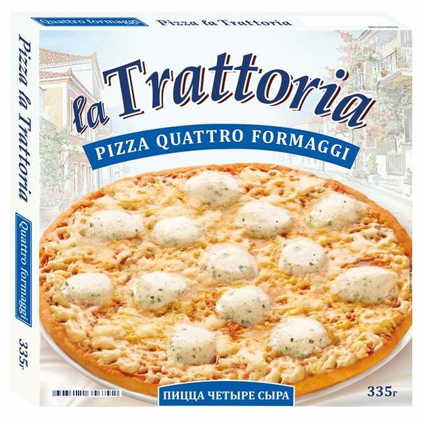 Пицца La Trattoria 4 сыра 335 г