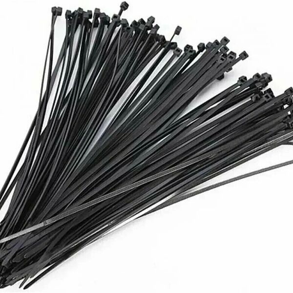 Хомут-стяжка нейлоновая 2,5х200мм, черный (25шт.) AVS NT2520-25B