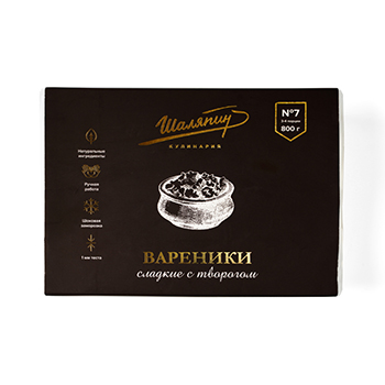 

Вареники Шаляпин с творогом 800 г