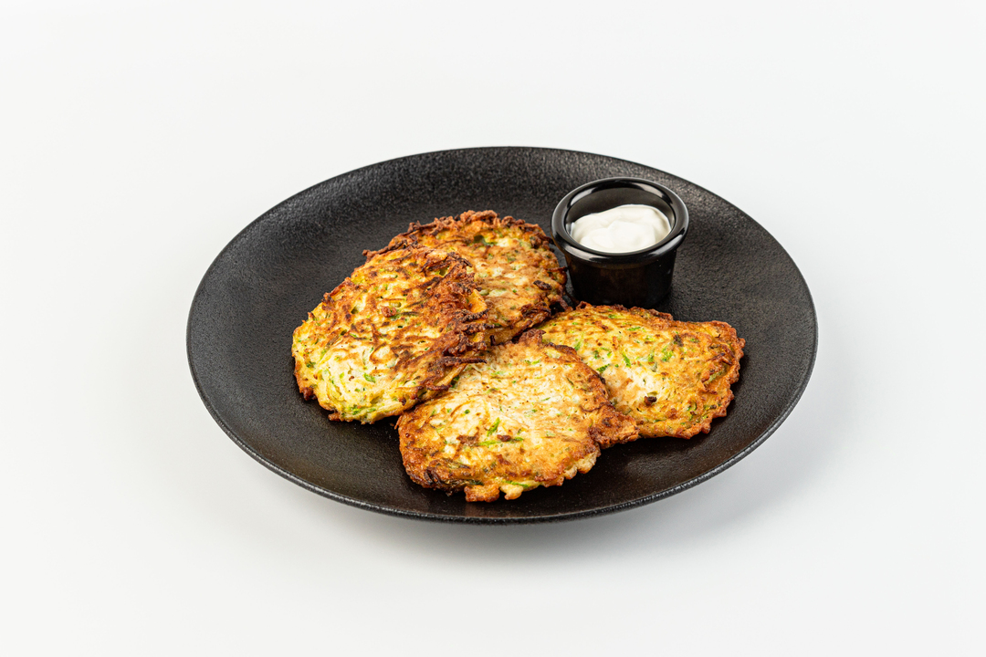 

Оладьи ВкусВилл из цукини со сметаной 260 г