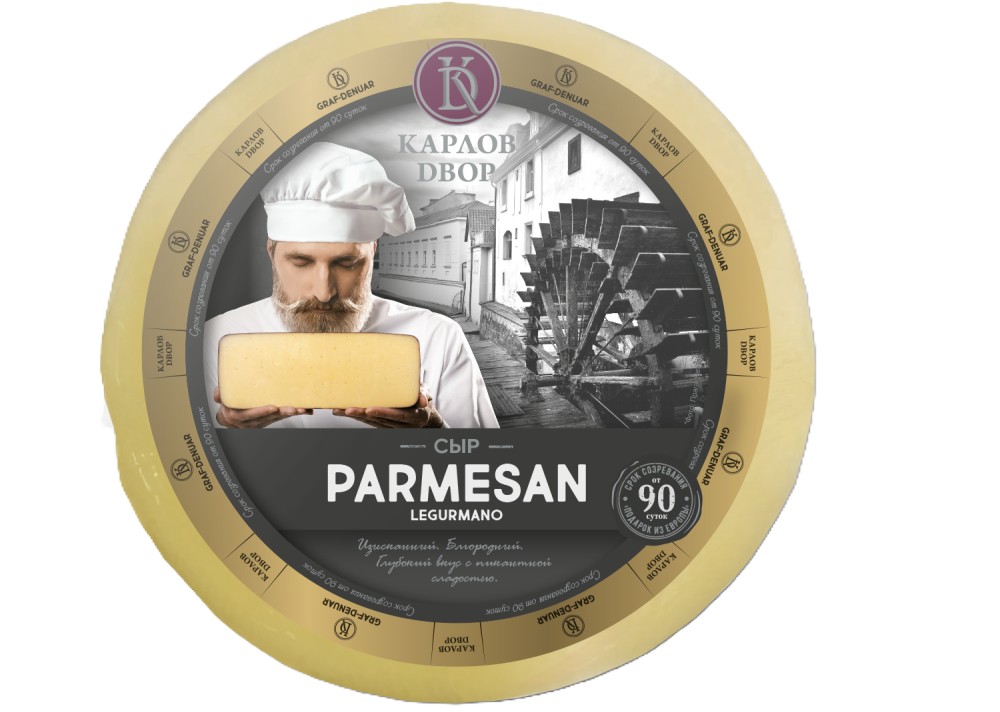 

Сыр Карлов Двор Parmesan Legurmano 40% весовой
