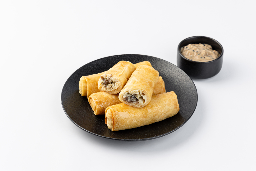 

Большая порция постных блинчиков ВкусВилл с картофелем и грибами 380 г