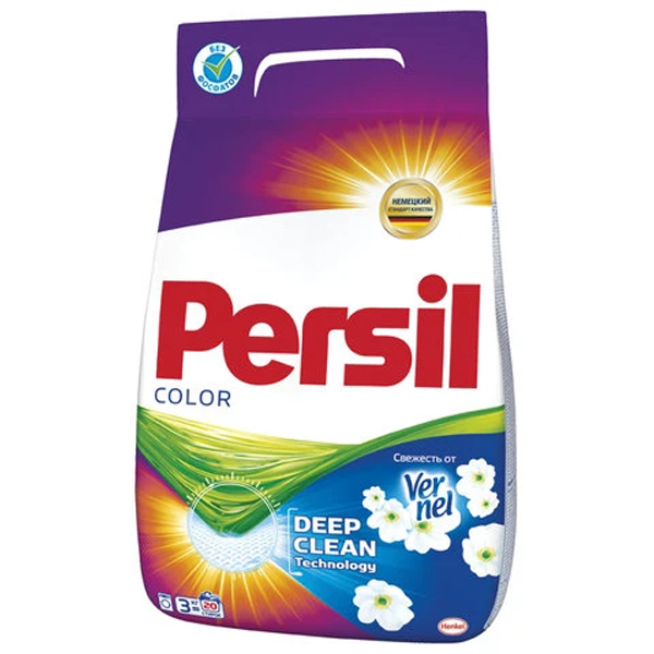 

Стиральный порошок Персил/Persil Color Свежесть от Vernel для цветного белья 3 кг