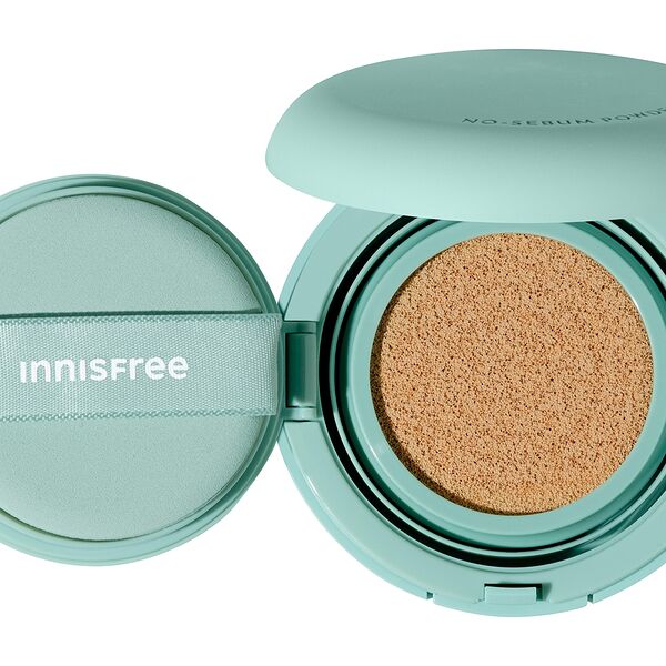 Тональный кушон для лица с эффектом пудры Innisfree No-Sebum Powder Cushion SPF 29 PA++ 25N Honey