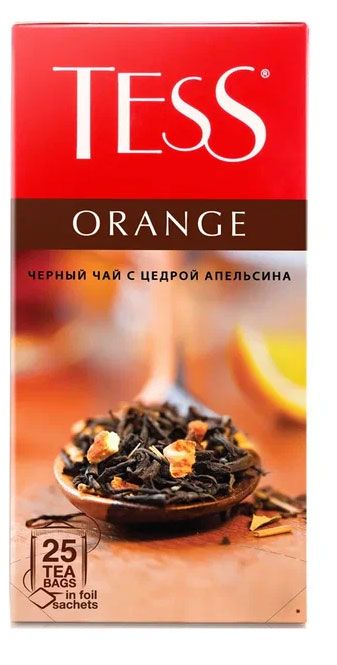 

Чай черный Tess Orange в пакетиках, 25 шт. 37.5 г