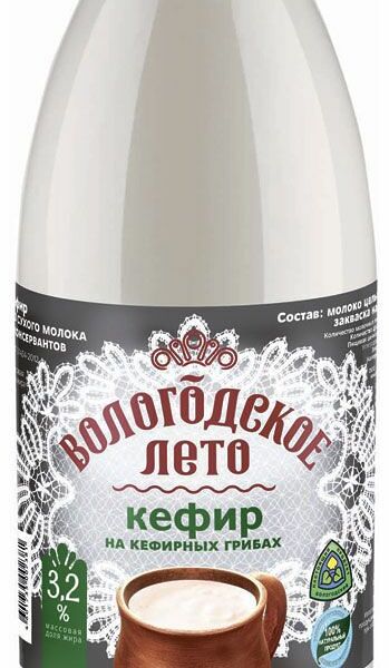Кефир Вологодское Лето 3.2% 930 мл