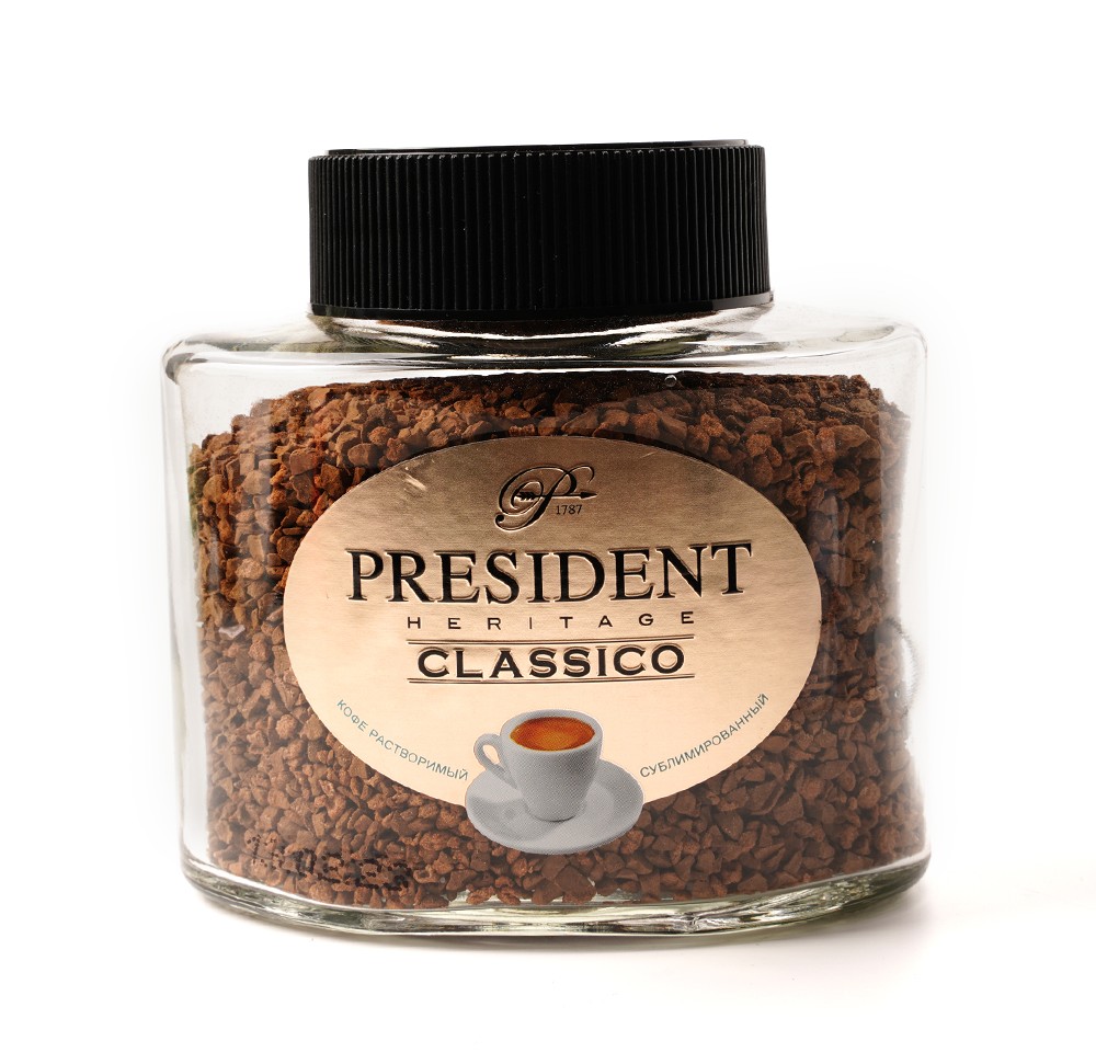 

Кофе растворимый President Heritage Classico 100 г