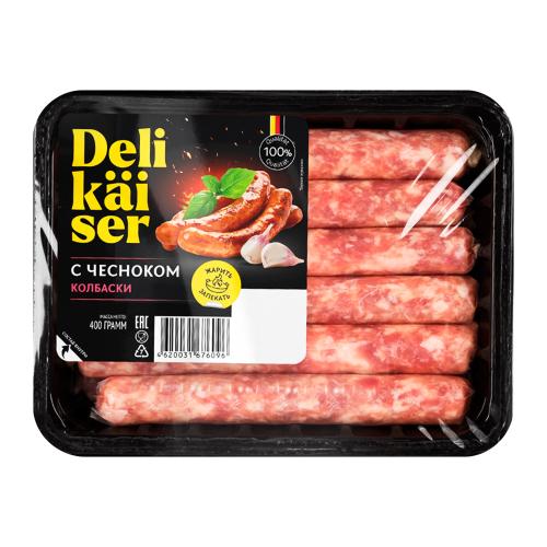 

Колбаски Delikaiser с чесноком 400 г