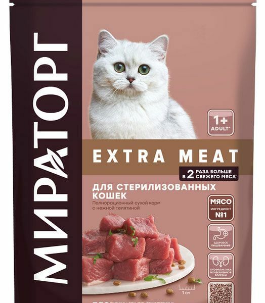 Сухой корм для кошек Мираторг 