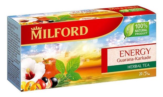 

Чайный напиток красный Milford Energy в пакетиках 40 г