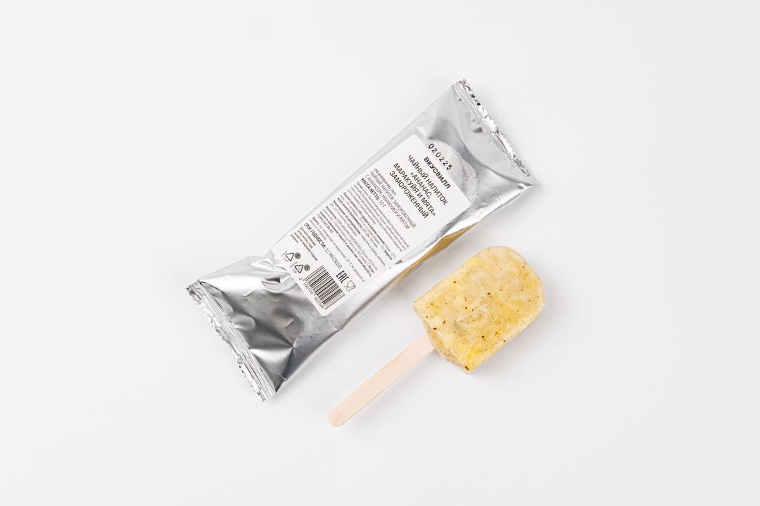 

Чайный напиток ВкусВилл ананас, маракуйя и мята замороженный 50 г