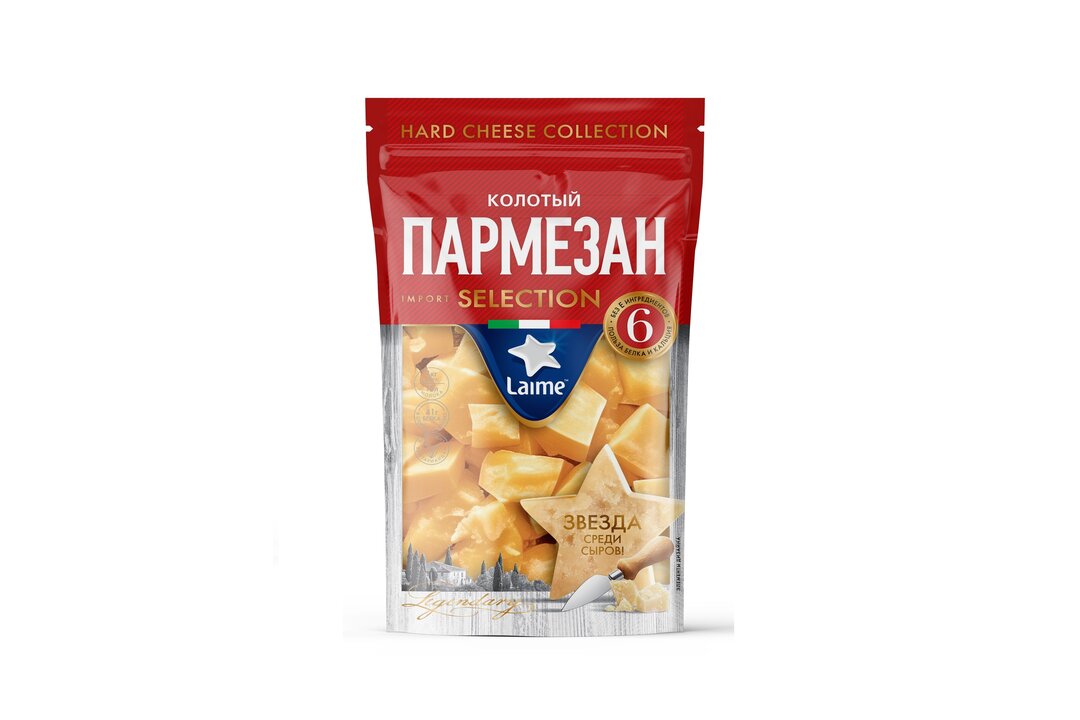 

Сыр Laime Пармезан колотый 40% 125 г