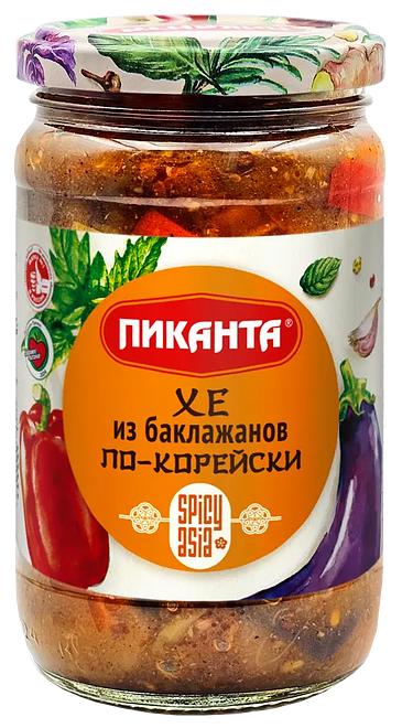 

Хе Пиканта по-корейски из баклажанов 360 г