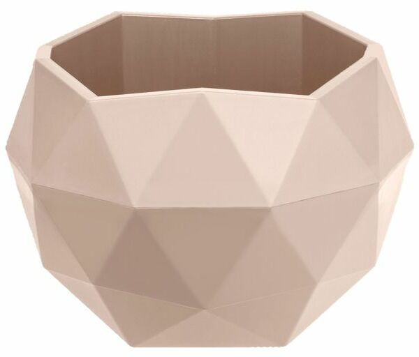 Кашпо Топаз цвет: пудровый 12,3 см, 450 мл