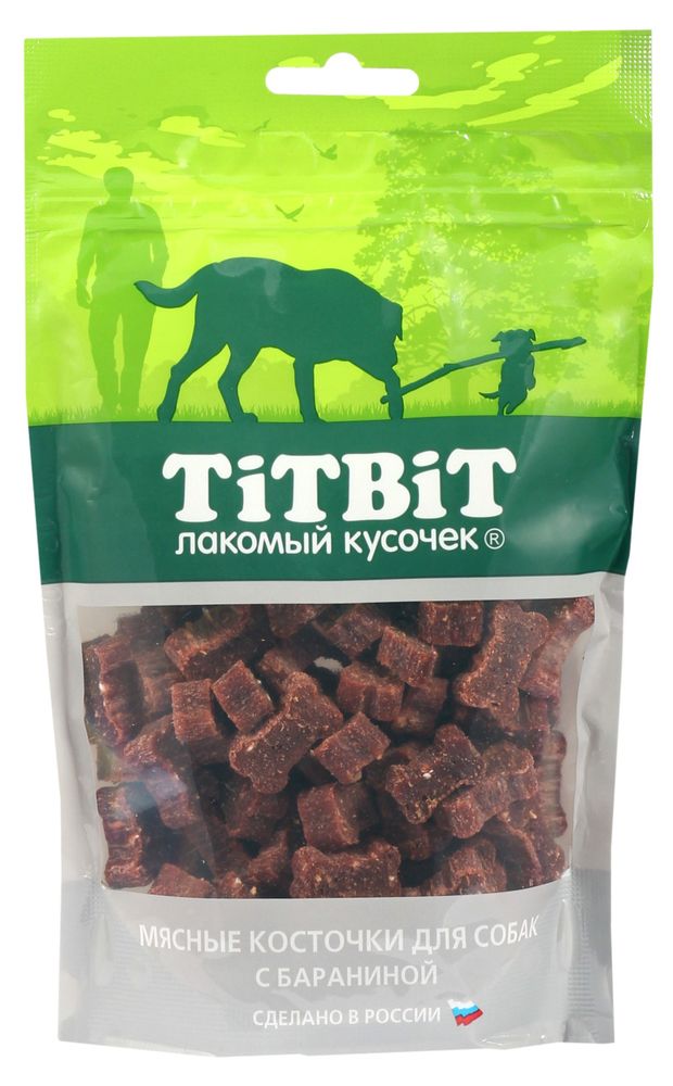 

Лакомства для собак Titbit косточки мясные с бараниной 145 г