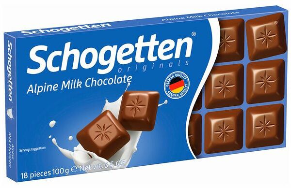 Шоколад Schogetten Альпийский молочный 100 г
