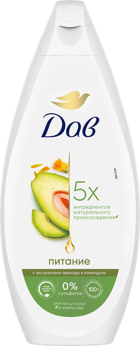 

Гель для душа Dove Ритуал красоты с маслом Авокадо и экстрактом Календулы 250 мл