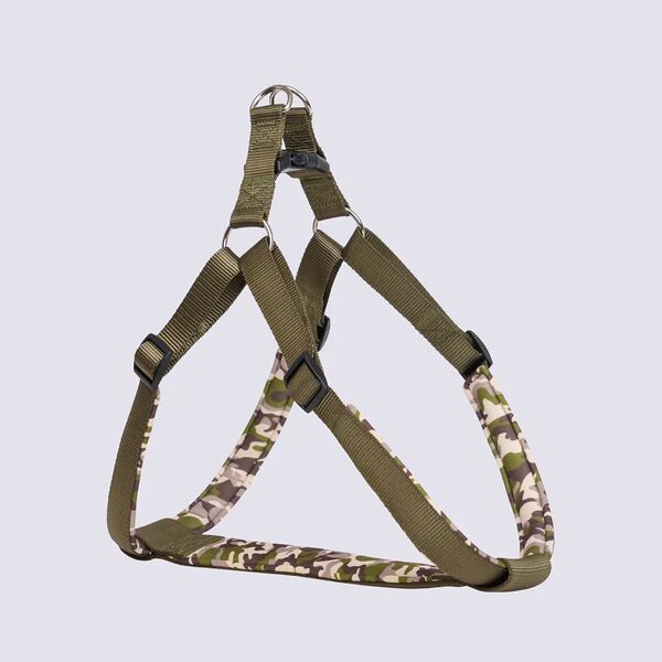 Шлейка Step-in Soft 2.5х88-100 см зеленый камуфляж