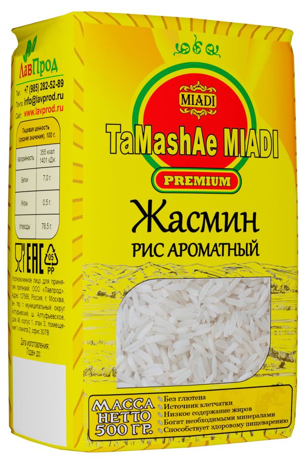 

Рис Tamashae Miadi Premium жасмин 500 г