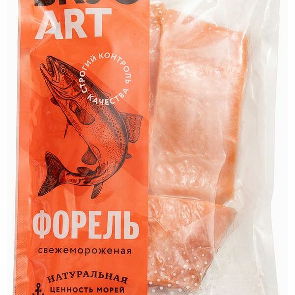 Форель ВкусАрт филе на коже замороженное 450 г