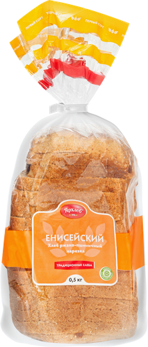 

Хлеб Ярхлеб Енисейский ржано-пшеничный в нарезке 500 г
